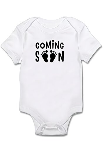 GREY Baby Bodysuit / Baby Bodysuit / Half Sleeve Baby Bodysuit / Printed Baby Bodysuit / Coming Soon Bodysuit