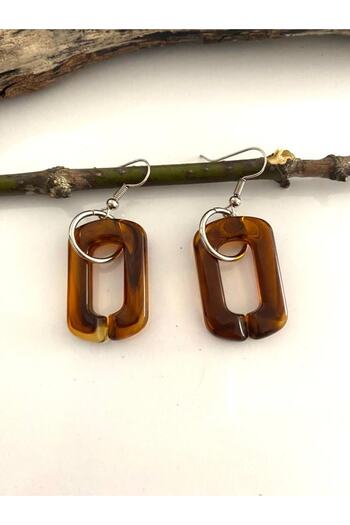 canan dizayn Acrylic Tablet Earrings