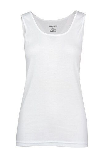 GRSN Women's 6-Piece Thick Strap 100% Cotton Tank Top