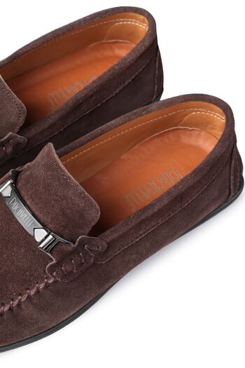 Ducavelli Halb Hakiki Deri Erkek Günlük Ayakkabı, Loafer Ayakkabı, Hafif Ayakkabı, Tokalı Loafer, Süet Loafer