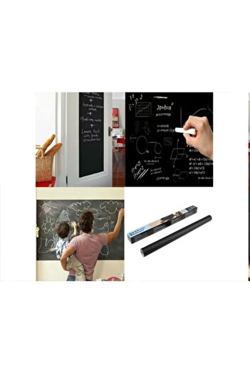 BEYZANA Büyük Boy Yapışkanlı Kara Tahta Sticker Blackboard Yazı Tahtası Yeşil Renk