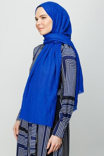 Mooncorn Saks Blue Bamboo Shawl