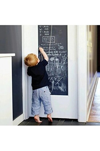 BEYZANA Büyük Boy Yapışkanlı Kara Tahta Sticker Blackboard Yazı Tahtası Yeşil Renk