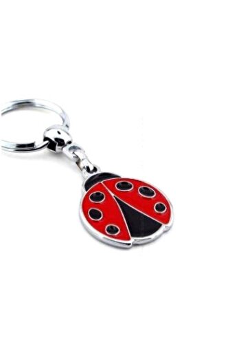 AVMmarketim Metal Ladybug Keychain Bag Ornament Bag Accessory