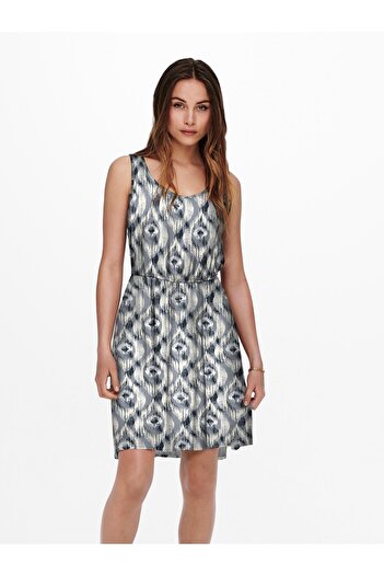 ONLY Onlnova Life S/l Sara Dress Aop Ptm