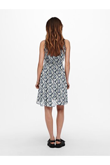 ONLY Onlnova Life S/l Sara Dress Aop Ptm