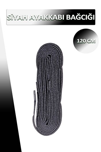 Dopar Lucky Black Shoelace Flat Laces 120 Cm