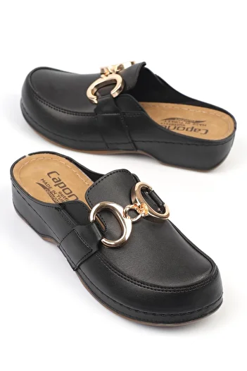 Capone Outfitters Ανατομικές μαλακές άνετες παντόφλες Mother με σφήνα τακούνι