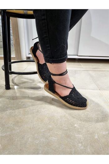 PUNTO Arme City Ac335109 Lace-Up Knitted Espadrille Comfortable and Full Fit Ballerinas