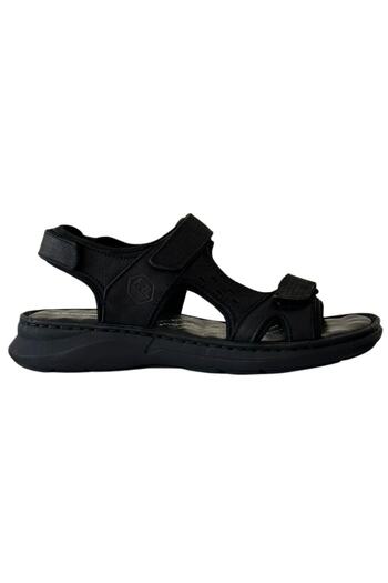 Forelli 40526-g Bruce Black Nubuck Men's Daily Sandals