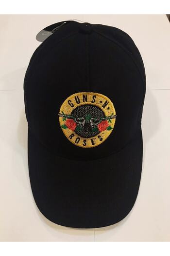 Orijin Tekstil Guns N Roses Logo Embroidered Unisex Black Hat