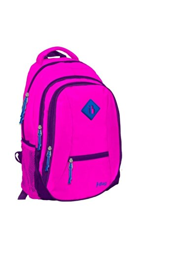 İBAG Dört Bölme Pembe Sırt/Okul Çanta (14224)