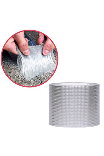 dmnstore Yüksek Sıcaklık Dayanan Su Geçirmez Çatı Boru Duvar Çatlak Onarıcı Yapışkan Bant Folyo 5 Cm