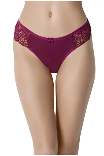 Miss Blue Moon Tanga din 3 piese din dantela laterala 2600