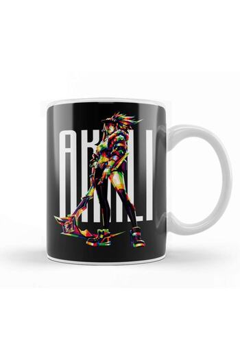 Baskı Dükkanı Akali Pop Art Mug Cup Porcelain