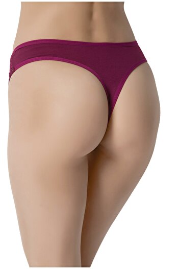 Miss Blue Moon Tanga din 3 piese din dantela laterala 2600