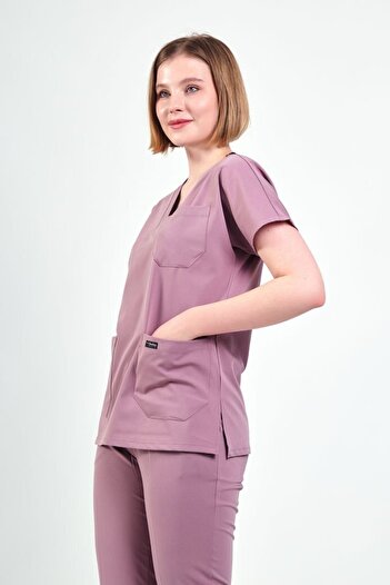Owlet Medikal Plum Color Lycra Surgical Suit