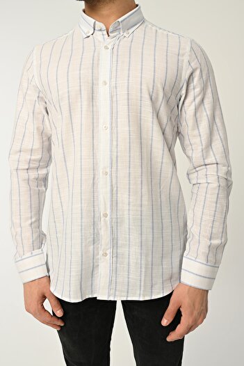 Piola Club Смугаста сорочка Slim Fit для чоловіків