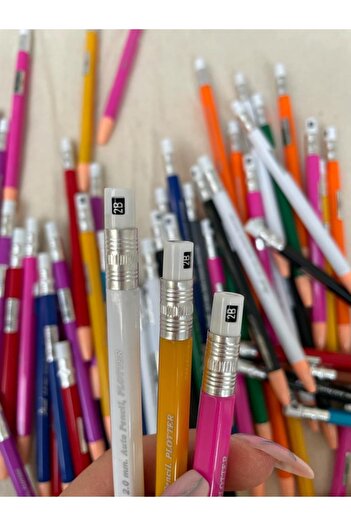 Planet Butik 10-Piece 2b Versatil Pen Set 2.0 Mm Writing and Drawing and Exam Pen