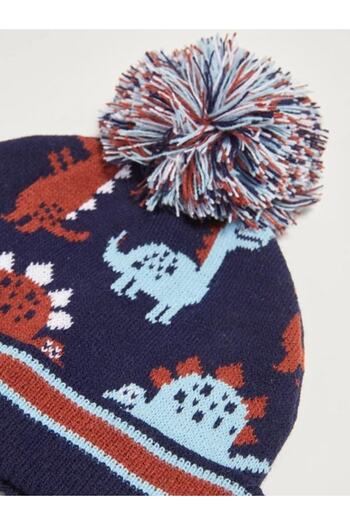 LC Waikiki Patterned Baby Boy Knitwear Beret
