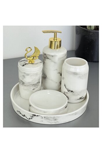AROW Σετ Μπάνιου Riki Luxury Porcelain 7prc