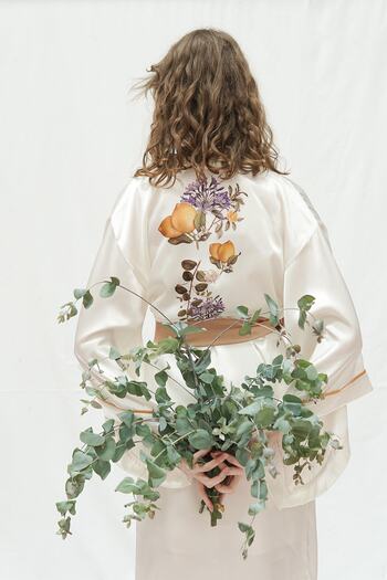 Mita Concept Limone 'Kimono Dressing Gown