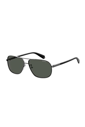 Polaroid Men's Oval Sunglasses 2074/S/X KJ1 M9 60 G