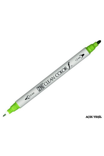 Zig Clean Color F Tcs-6000t 041 Light Green Double Sided Pencil