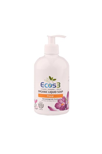Ecos3 Organic Liquid Soap Floral 2-Piece SET (2 x 500 ML)