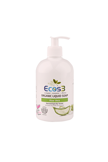 Ecos3 Organic Liquid Soap Aloevera + Floral (2 X 500 ml)