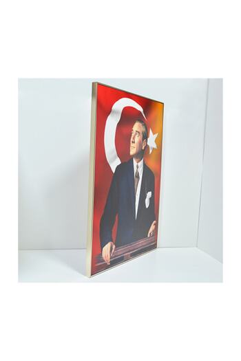 ÖZCANLAR ÇERÇEVE Ataturk Printed School Frame Decoration MDF 30x40