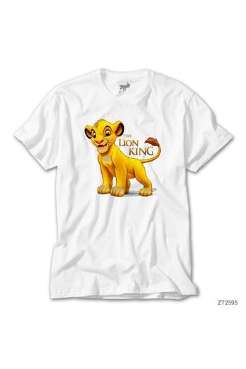 Z zepplin Tricou alb The Lion King Simba