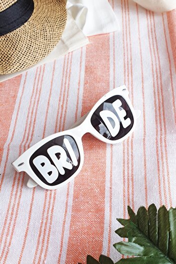 PEKSHOP Bride Written Photo Shoot Accessory Sunglasses