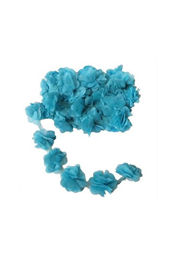 CAN 12 Pieces Laser Cut Tulle Flower Turquoise – Tulle – Tulle – Tulle