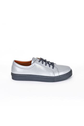 NOOSY Genuine Leather Light Gray Women's Sneakers