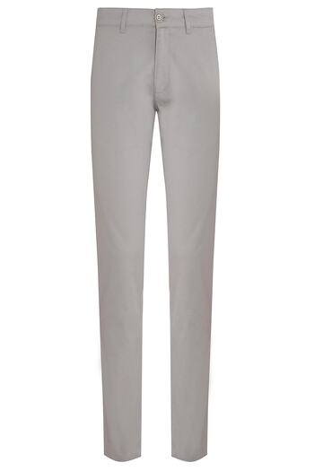 Hatemoğlu Gray Regular Fit Patterned Cotton Side Pocket Canvas Trousers