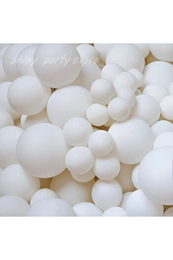 Kalisan White Pastel Color 12 Inch 30 Cm 20 Li Matte Balloon