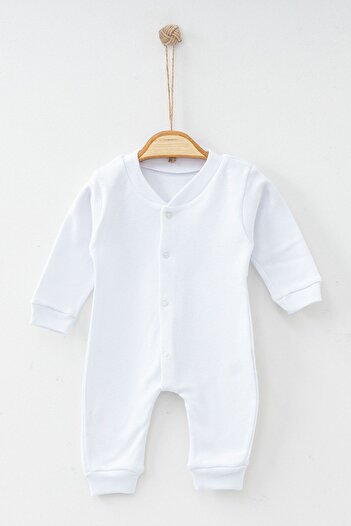 ADABEBEK 100% Cotton Cuffed Jumpsuit