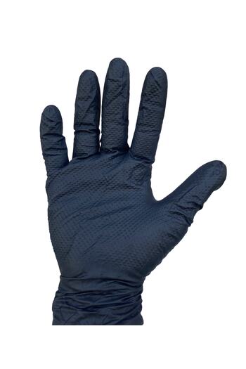 Bimel Corefood Extra Thick Black Nitrile Gloves (xl) 50 Pieces