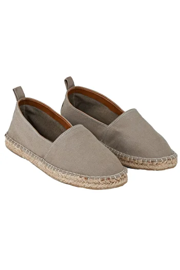 Streetfly Men's Mink Special Design Handmade Straw Sole Espadrille