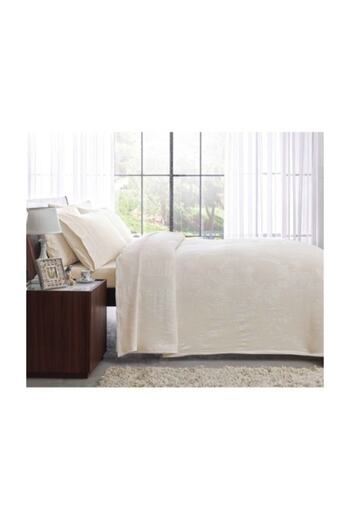 Taç Single Jacquard Pique Set Celeste Cream