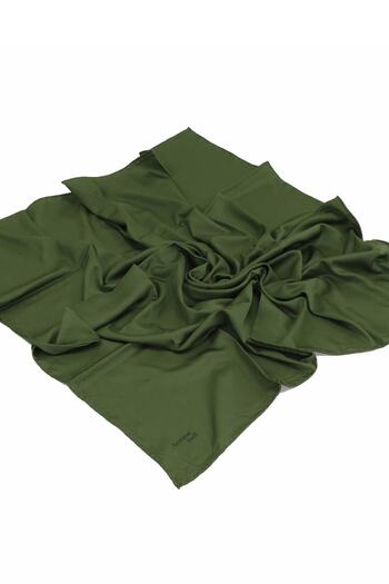 Armine Κασκόλ Twill Μονόχρωμο Χακί