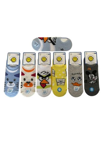 socksbox 5 Çift Karakterli Çocuk Snekaer Çorabı