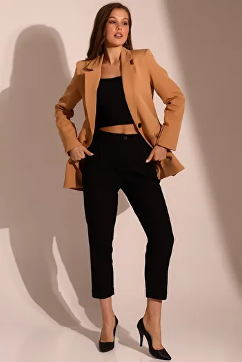 COCOCİX ΜΟΝΟ ΚΟΥΜΠΙ BLAZER ΜΟΝΤΕΛΟ ΜΠΟΥΦΑΝ