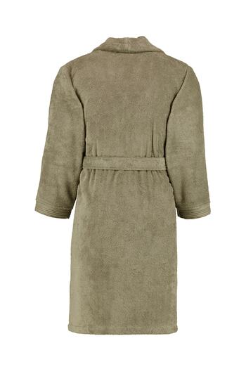 Sarev Soho Light kHaki ShAwl CollAr - "Large" Size 100% Cotton BAthrobe