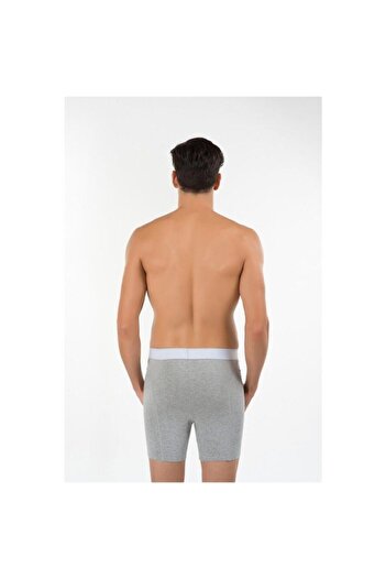 Kom Double Buttoned Long Men's Boxer Gray