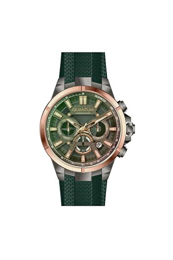 Quantum Ttg1003.075 47 Mm Men's Wristwatch with Silicone Cord and Chron