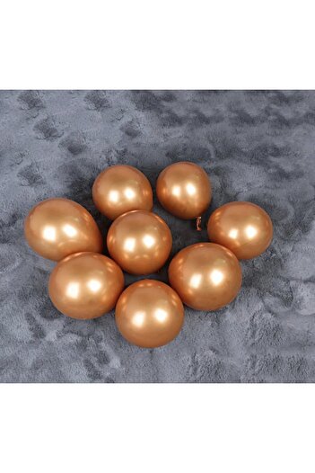 Chuva Chrome Balloon Copper 5 Inch Small Size 10 Pieces