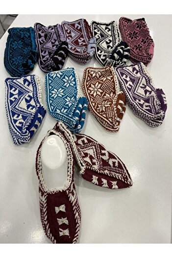 ÇİDEM'S Set of 10 Dowry Gift Knitted Booties