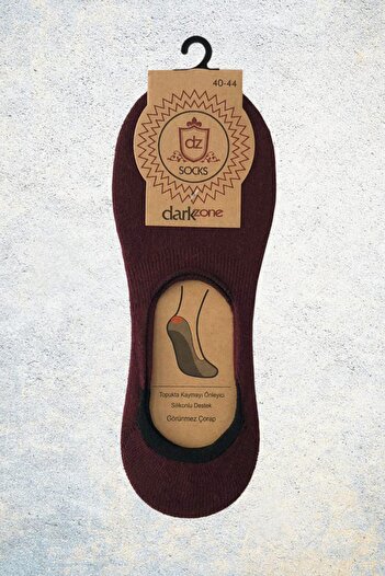darkzone Claret Red Ballerina Socks - DZCP0007